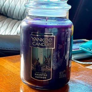 COPY - YANKEE CANDLE HAUNTED HAYRIDE Large Jar Candle